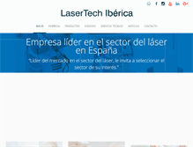 Tablet Screenshot of lasertechib.com